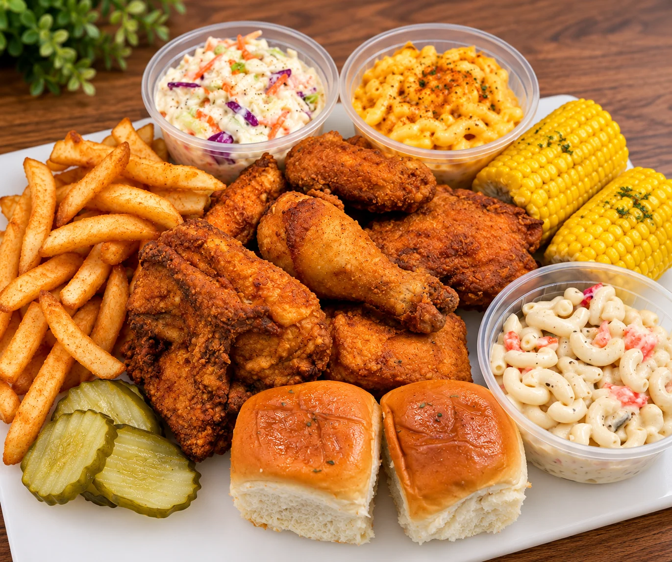 Fried chicken and sides